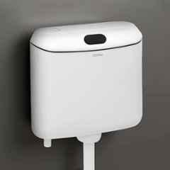 Plantex Single Flushing Cistern for Bathroom/Flush Tank for Toilet with 8 Ltr Water Capacity/Polypropylene Toilet Flush Tank White
