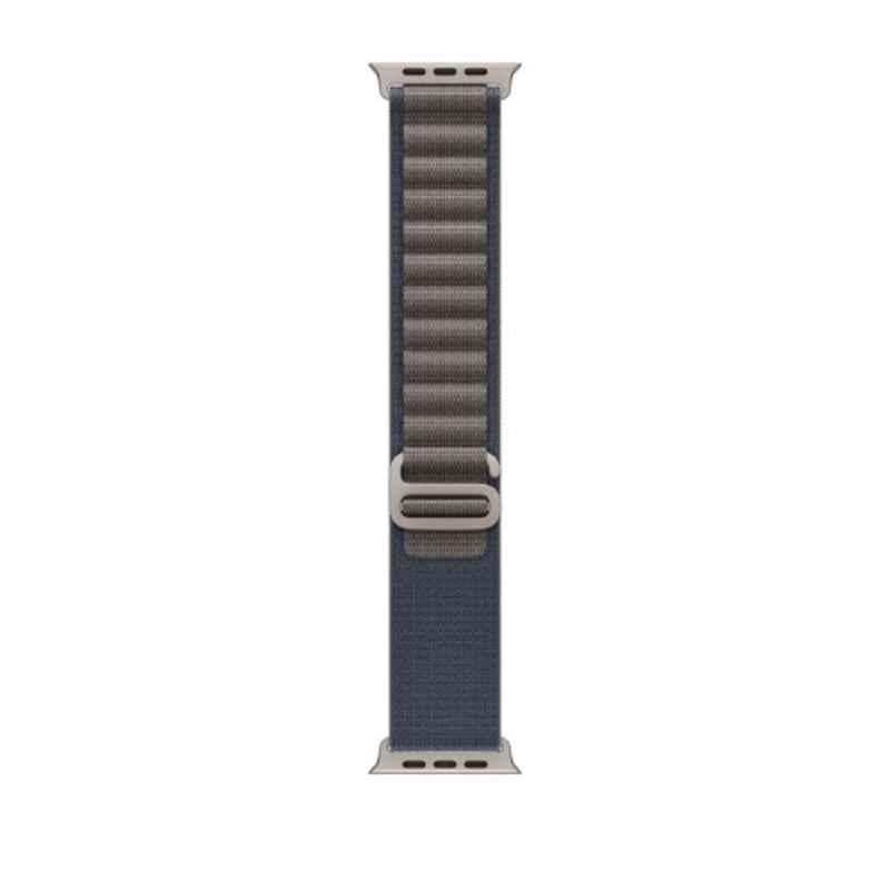 Apple MT5J3ZE/A 49mm Polyester Blue Alpine Loop, Size: Small