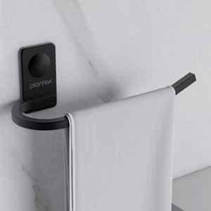 Plantex Metro Platinum Stainless Steel Napkin Ring/Towel Ring/Napkin Holder/Bathroom Accessories Black