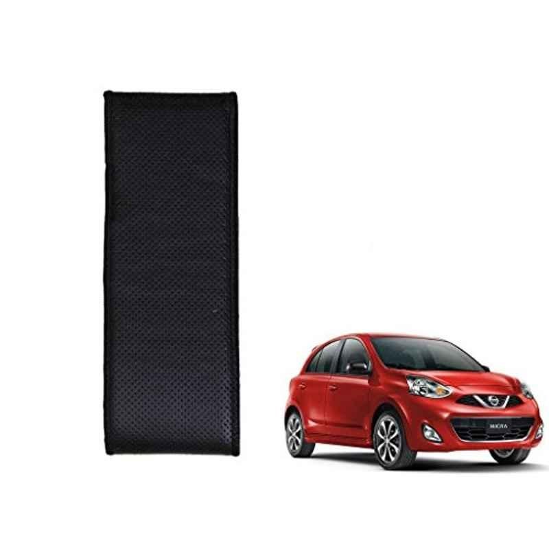 Kozdiko Black Car Steering Cover for Nissan Micra Active