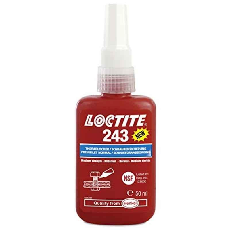 Loctite 243-Thread Locker Adhesive For Nuts And Bolts-Medium Strength-50ml