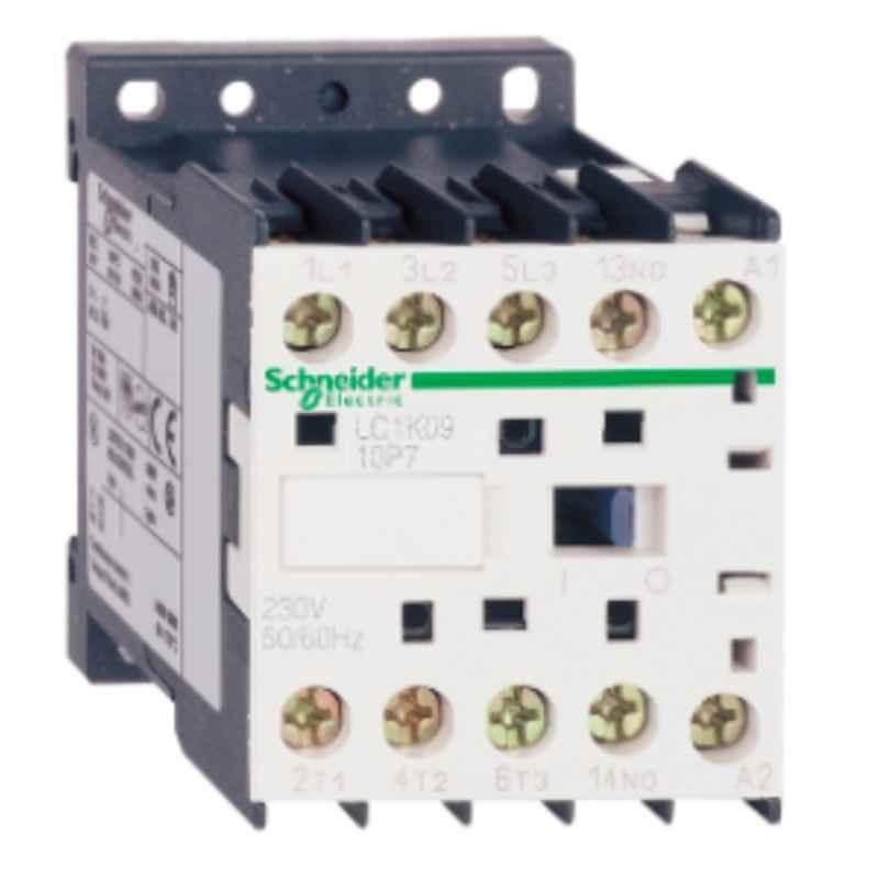Schneider TeSysK 6A 3 Pole Contactor, LC1K0610U7