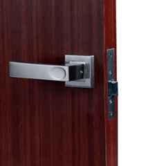 Handle Waala Fasino Stainless Steel Silver Heavy Duty Mortise Lock Set with Bolt Latch