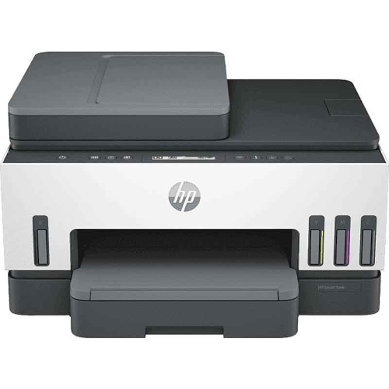 HP Smart Tank 750 Wi-Fi All-in-One Colour Ink Tank Printer with ADF, Duplex & 1 Extra Black Ink Bottle, 6UU47A