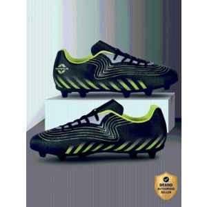 Nivia KINATIC Black Football Shoes for Men, FB-1502BK, Size: 8