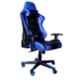 MRC Leather Racing Style Ergonomic Blue High Back Executive Chair