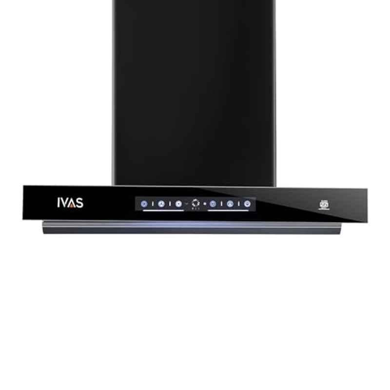 IVAS Zyara 60cm 1500 m3/hr Auto Clean Wall Mounted T Shape Kitchen Chimney with Touch & Motion Sensor Control & 2 Years Warranty, ZYARA1500