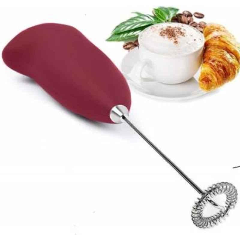 Hongxin 50W Stainless Steel Maroon Battery Operated Portable Hand Blender