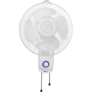 Zigma Charm Plus 45W White & Blue 4 Blade Ultra High Speed Wall Fan, Sweep: 300 mm