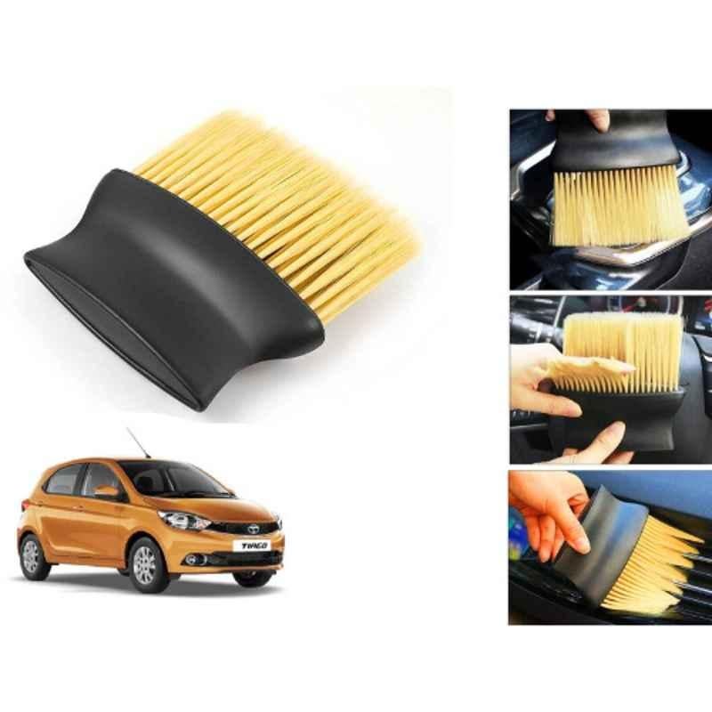 Auto Pearl Nylon Beige Car Dashboard Dust Cleaner Brush for Tiago