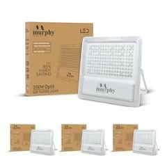 Murphy Optix 200W 6500K Aluminium Cool White LED Flood Light for Outdoor (Pack of 4)