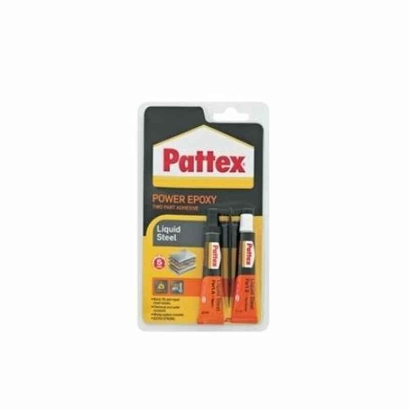 Pattex Power Epoxy Adhesive, 866008, Steel, 11ml, 2 Pcs/Pack
