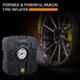 Windek 1501 Black Analog Tyre Inflator Multi Purpose Air Pump with Speedy Inflation