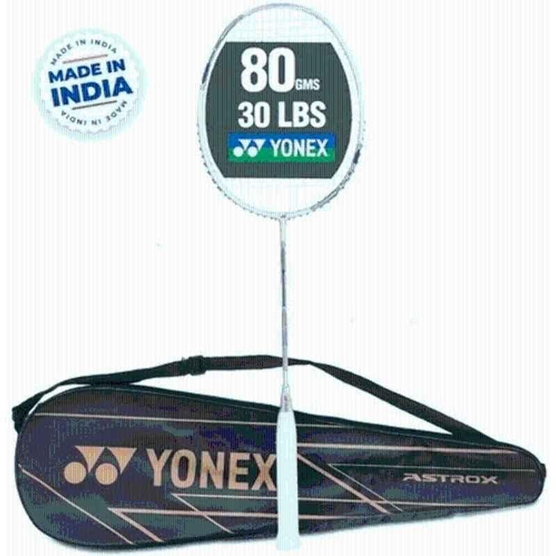 Yonex Astrox Attack 9 80g White Strung Badminton Racquet
