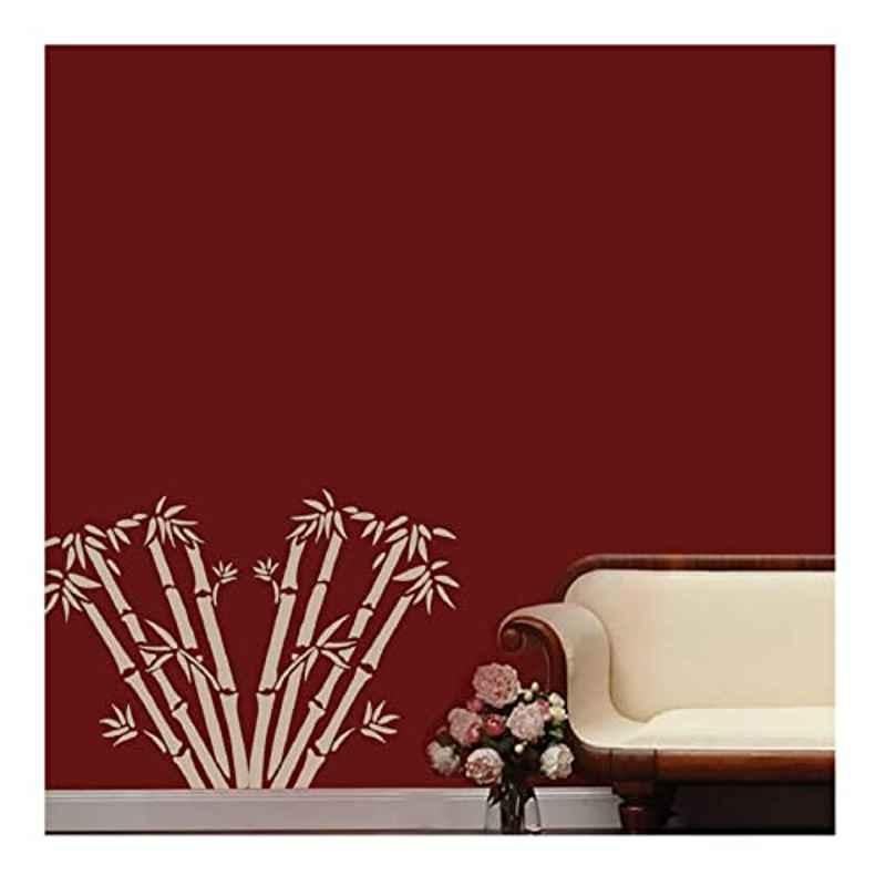 Kayra Decor 16x24 inch PVC Sugarcane Wall Design Stencil, KHSNT001