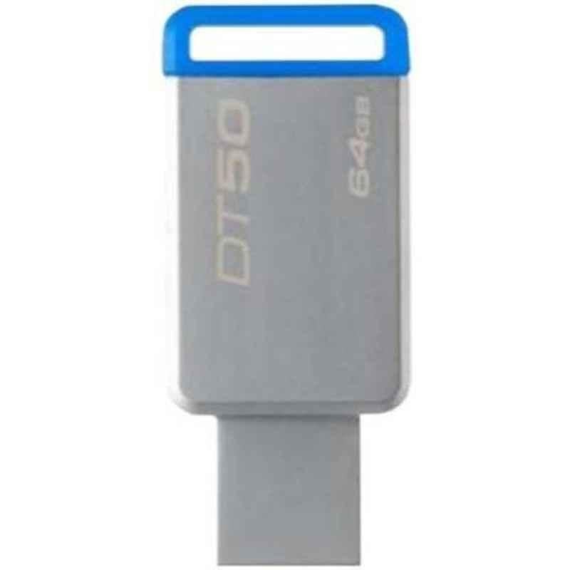 Kingston DataTraveler-50 64GB Grey USB Flash Pendrive