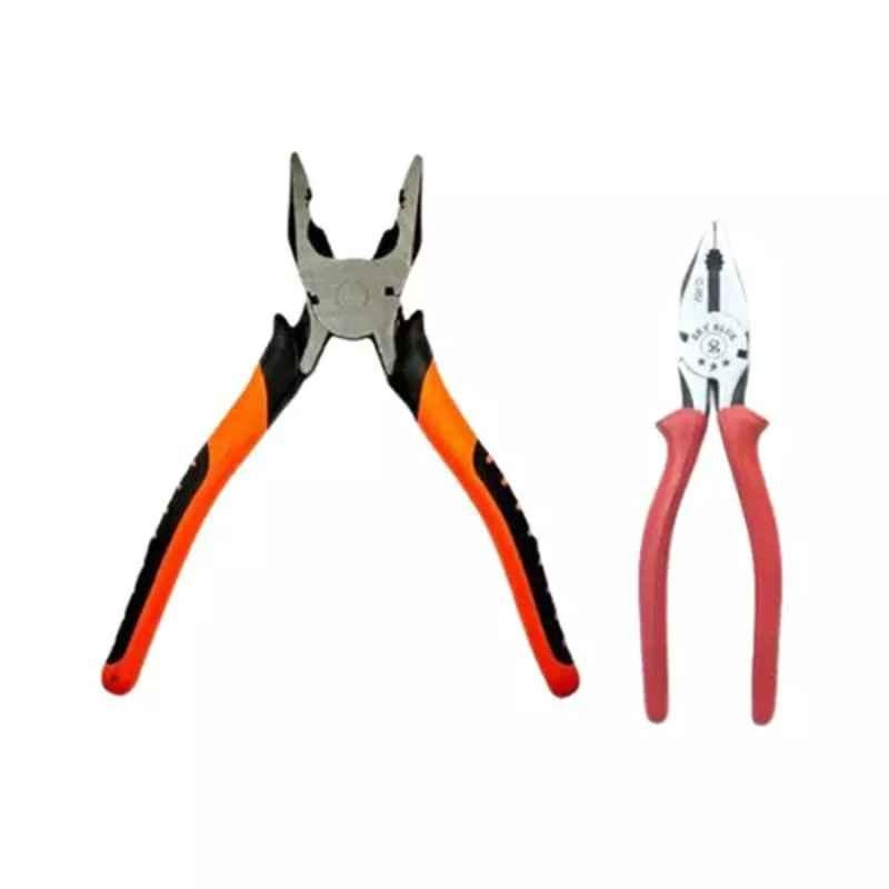 Sky Blue 2 Pcs 7.8 inch Lineman Plier Combo, SBE_PLIER_COMBOS_COMBO_452