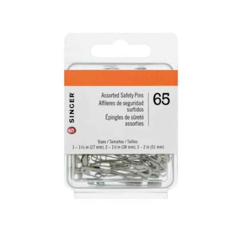 Singer Safety Pins, Size: 1-3 (Pack of 65)