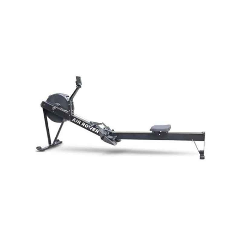 GYM24 Equipment 250kg Capacity Alloy Steel Black Air Rower Machine, FIT8787