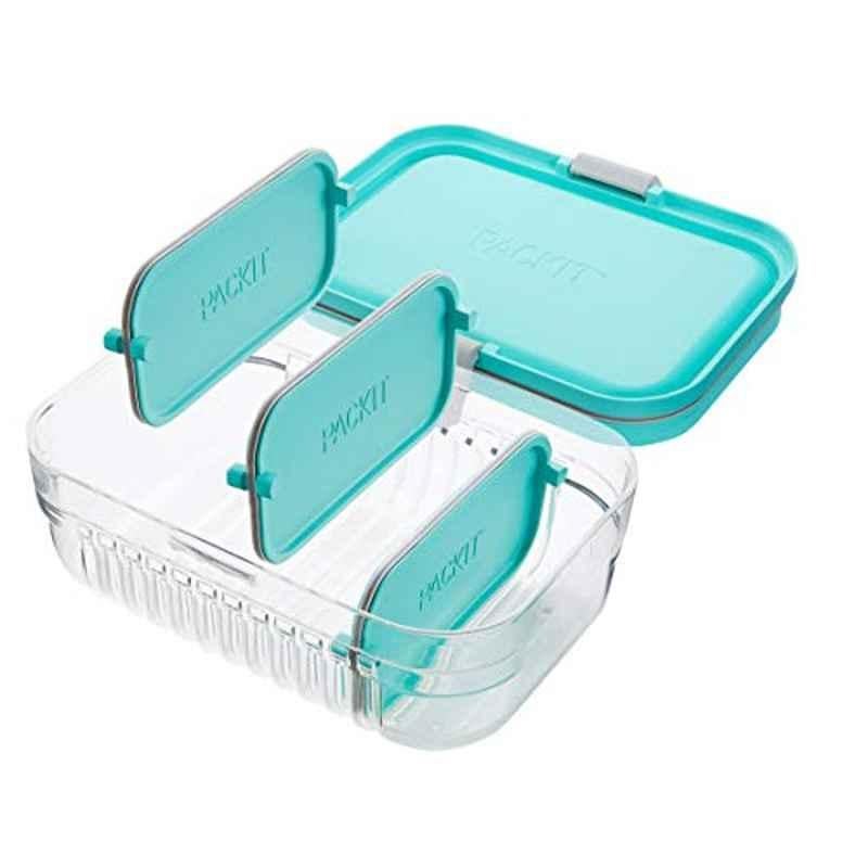 Packit Mod Lunch Bento 37 Oz Mint Green Food Storage Container, AMC-MD-MIN