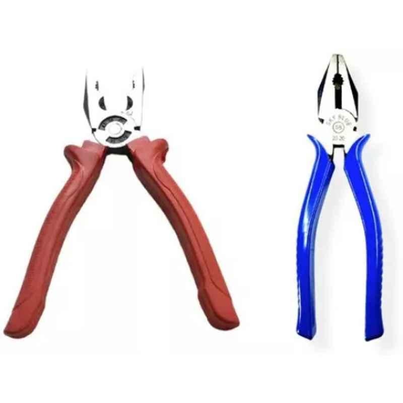 Sky Blue 2 Pcs 7.8 inch Groove Plier Combo, SBE_PLIER_COMBO_MOD_01114