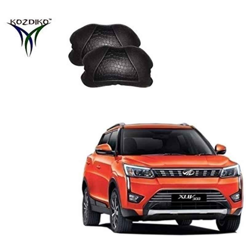 Kozdiko 2 Pcs Black Car Neck Rest Pillow Cushion Set for Chevrolet Matiz