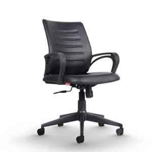 CELLBELL Desire C104 Leatherette Medium Back Black Ergonomic Chair
