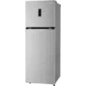 LG 322 Litre 3 Star Shiny Steel Double Door Refrigerator with Smart Inverter Compressor, GL-T342TPZX