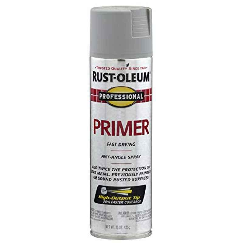 Rust-Oleum Professional 15 Oz Flat Gray Fast Drying Primer Spray