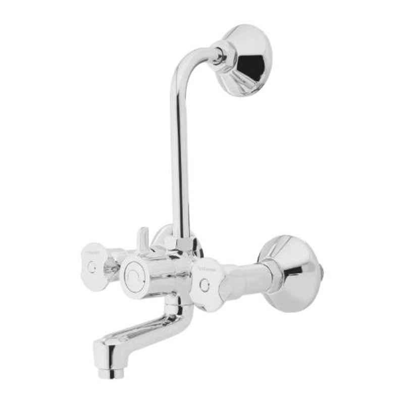 Hindware Lyra Chrome Wall Mixer with L Bend, F920035CP