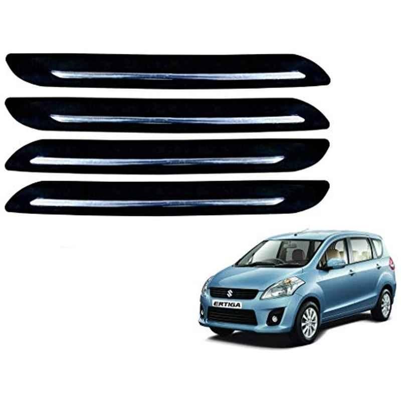 Kozdiko 4 Pcs Single Chrome Bumper Protector Set for Maruti Suzuki Ertiga