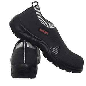 Karam Flytex FS 201 Fly Knit Fiber Toe Cap Grey Sporty Work Safety Shoes, Size: 12