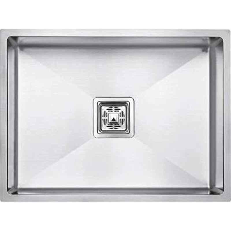 Spazio 24x18x10 inch Stainless Steel 304 Matt Finish Handmade Kitchen Sink