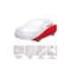 Elegant White & Red Water Resistant Car Body Cover for Hyundai Aura