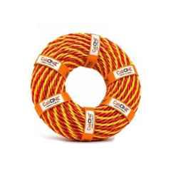 CabONE 10/76 Red & Yellow 2 Core PVC Insulated Twisted Flexible Copper Cable, Length: 45 m