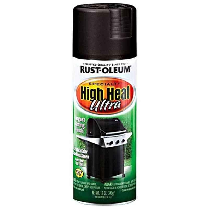 Rust-Oleum 12oz Black Satin High Heat Ultra Spray
