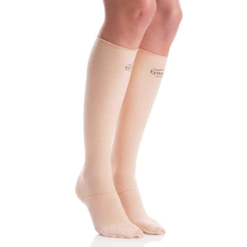 Tynor Compression Garment Leg Below Knee Closed Toe Support, I81CAH, Size: Large (Normal)