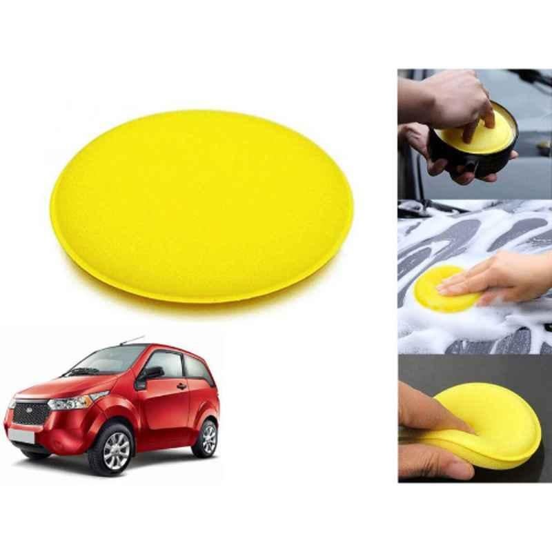 Auto Pearl Polyurethane Beige Washing & Waxing Polish Foam Sponge for Reva E20