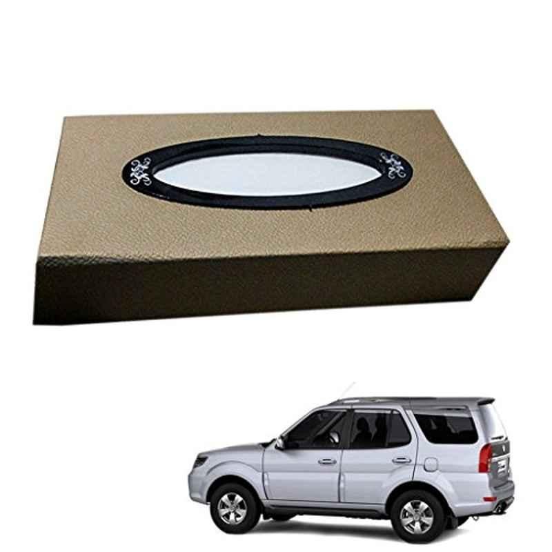 Kozdiko 200 Sheets 100 Pulls Beige Tissue Paper Box for Tata Grand Dicor, koz_35990