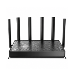 TP-Link Archer BE400 6.5Gbps Black Wi-Fi 7 Router with Alexa & Google Assistant, BE6500