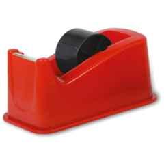 Omega 2 inch Plastic Sumo Red Tape Dispenser, 1776 (Pack of 5)