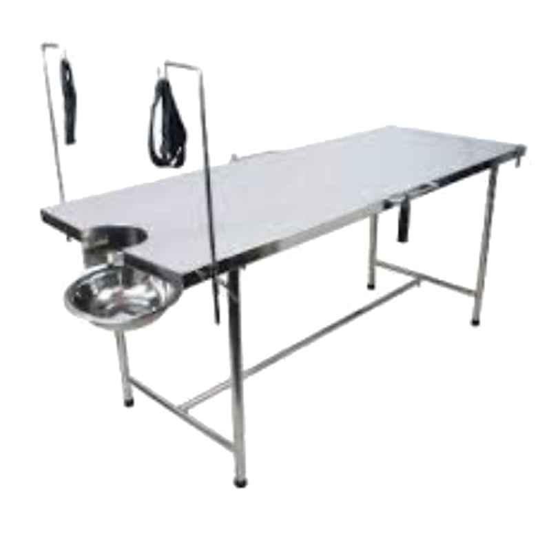 Buy PMPS Stainless Steel Bowl & PVC Labour Examination Table with Extra