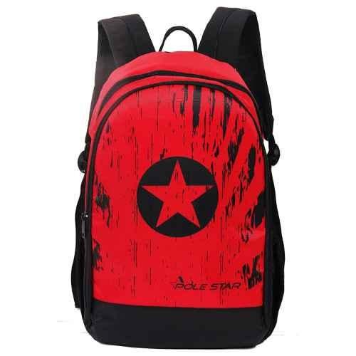 Pole star polyester 30l shop black backpack with laptop compartment