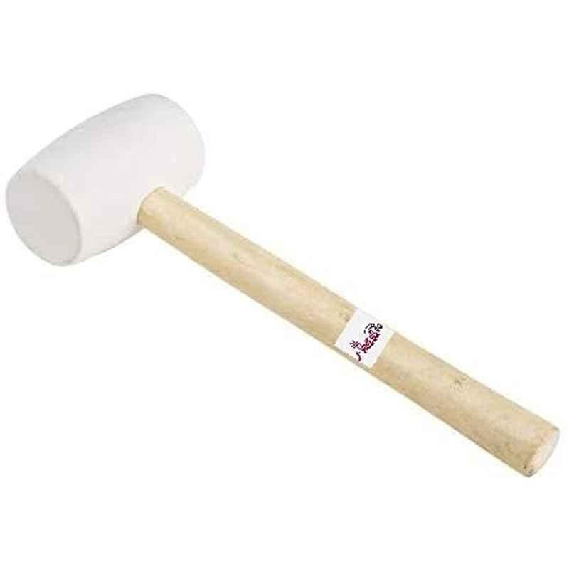 Abbasali 500g Rubber White Mallet Hammer For Tiles & Granites
