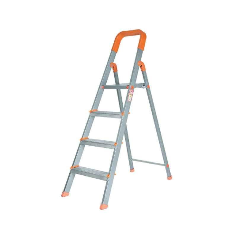 Champion 4 Step 150kg Aluminium Orange Scratch Resistance Ladder with Platform