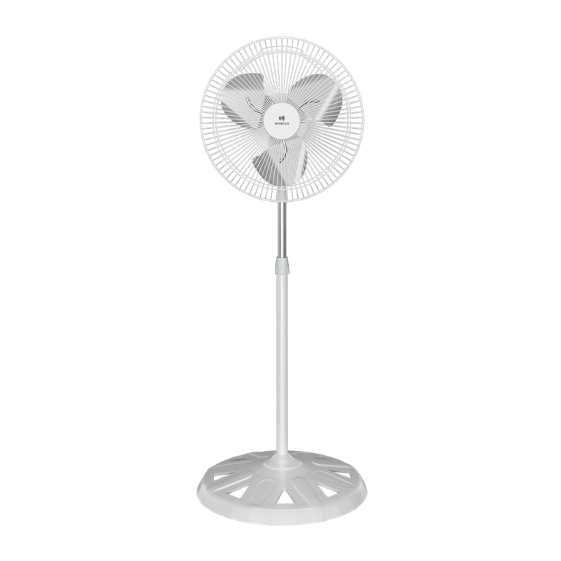 Havells Mini 50W White Pedestal Fan, FHSMIHSWHT10, Sweep: 250 mm