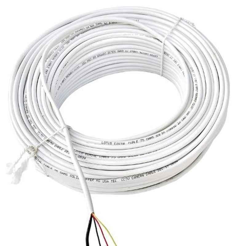Usewell 70m Three Plus One Copper CCTV Cable