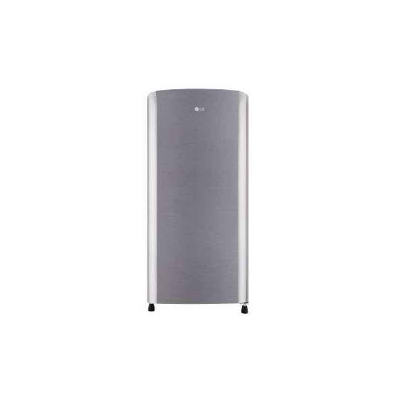 LG 190L 3 Star Shiny Steel Refrigerator, GL-B201RPZC