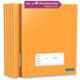 Target Publications Jumbo 72 Pages Orange Ruled Double Line Notebook (Pack of 6)
