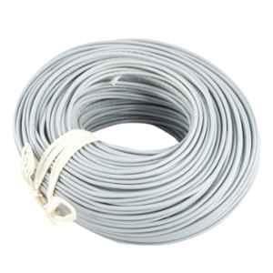 KEI 1.5 Sqmm Copper Single Core Grey PVC Flexible-FRLS Wire Cable, Length: 100 m